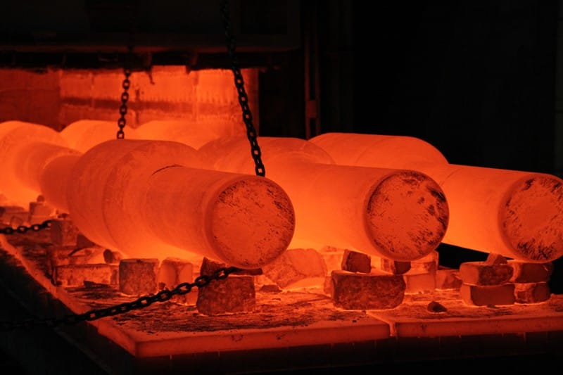 forging temperature of steel