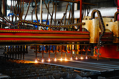 Open die forging